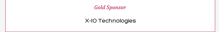 Gold Sponsor: X-IO Technologies